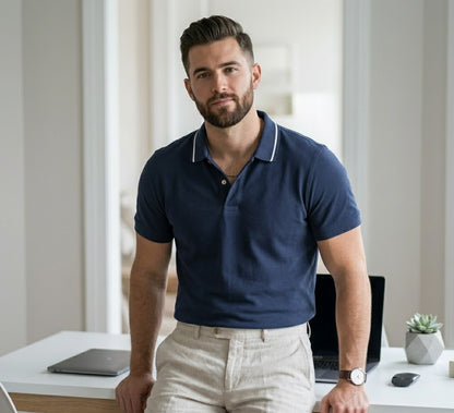 Poly Matte Solid Half Sleeves Mens Polo T-Shirt Pack Of 4